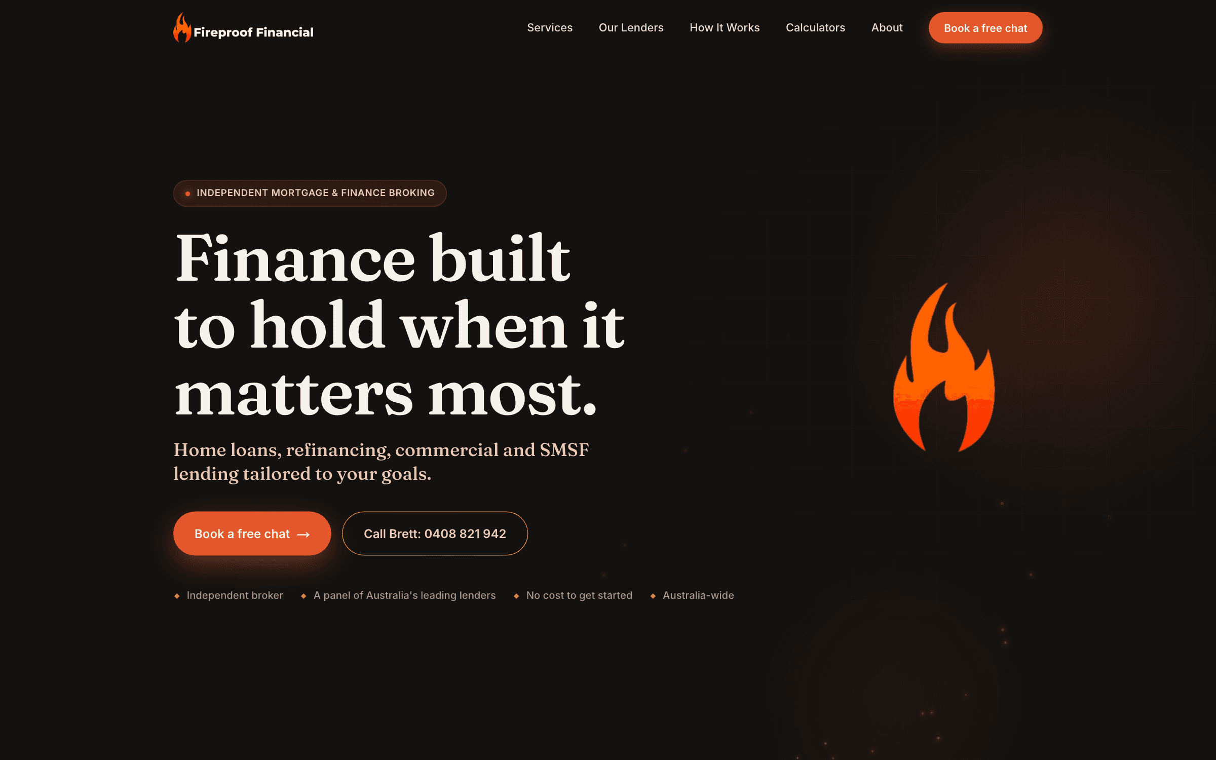Fireproof Financial website